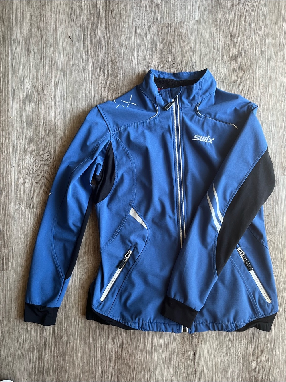 Swix Women's Dark Blue Cross Country Ski Shell Jacket Size XL (runs small)